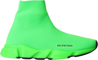 (Preschool) Balenciaga Speed Sneaker 'Fluo Yellow Black' 597425-W2DBA-3501 (Preschool) Balenciaga Speed Sneaker 'Fluo Yellow Black' 597425-W2DBA-3501