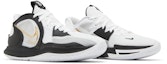 Cheap Nike Kyrie Low 5 'Putih Hitam Emas Metalik' DJ6012-101