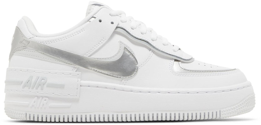 White and silver 2025 air force 1