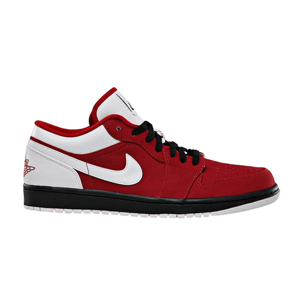 air jordan 1 low trainers gym red white black