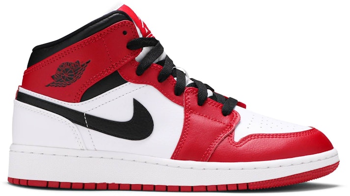 (Años Escolares) Air Jordan 1 Mid 'Chicago' 554275-173 Buy (Años Escolares) Air Jordan 1 Mid 'Chicago' 554275-173