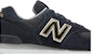 New Balance 574 'Navy' Lelaki dan Wanita Kasual Biru Tua ML574CN2