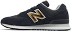 Lookbook New Balance 574 'Navy' Lelaki dan Wanita Kasual Biru Tua ML574CN2