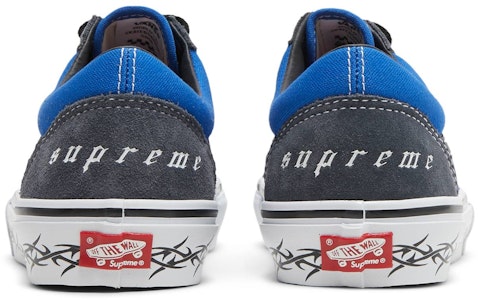 Supreme x Vans オールドスクール "有刺鉄線-ロイヤル" VN0A5KRXCRB Details for Supreme x Vans オールドスクール "有刺鉄線-ロイヤル" VN0A5KRXCRB