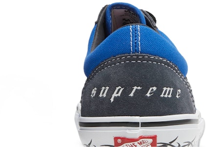 Supreme x Vans オールドスクール "有刺鉄線-ロイヤル" VN0A5KRXCRB Sizing Supreme x Vans オールドスクール "有刺鉄線-ロイヤル" VN0A5KRXCRB