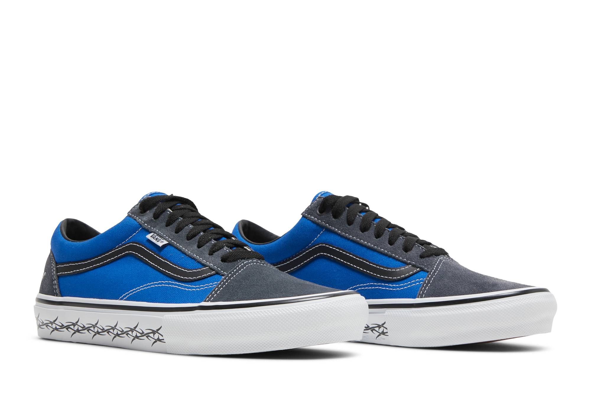 Cheap Supreme x Vans オールドスクール "有刺鉄線-ロイヤル" VN0A5KRXCRB