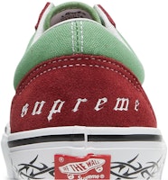 Supreme x Vans Old Skool '鐵絲網 - 綠色' VN0A5KRXRER Sizing Supreme x Vans Old Skool '鐵絲網 - 綠色' VN0A5KRXRER