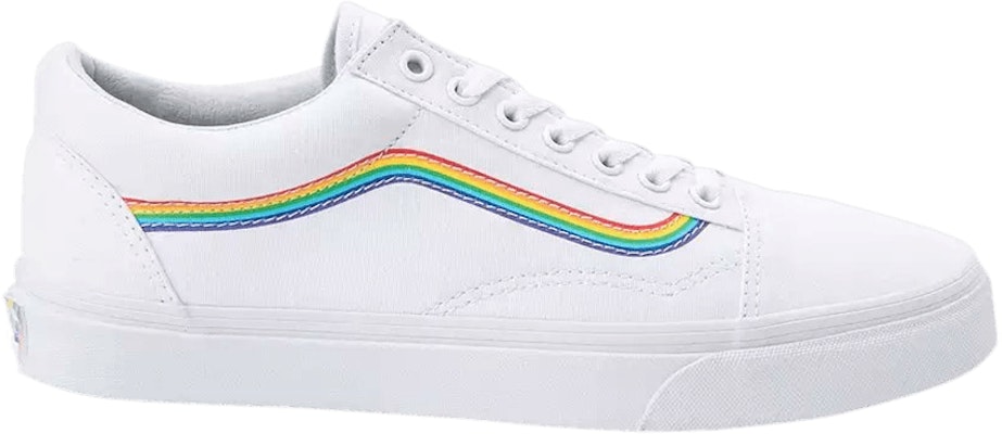 Rainbow old 2025 skool vans