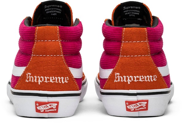 Supreme x Vans Sk8 Mid Pro 'Corduroy Croc' VN0A347UPUJ Details for Supreme x Vans Sk8 Mid Pro 'Corduroy Croc' VN0A347UPUJ