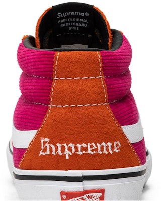 Supreme x Vans Sk8 Mid Pro 'Corduroy Croc' VN0A347UPUJ Sizing Supreme x Vans Sk8 Mid Pro 'Corduroy Croc' VN0A347UPUJ
