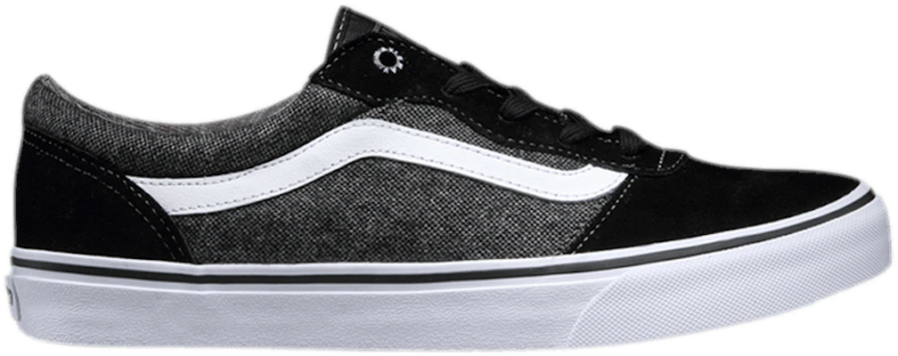 Vans milton black deals white