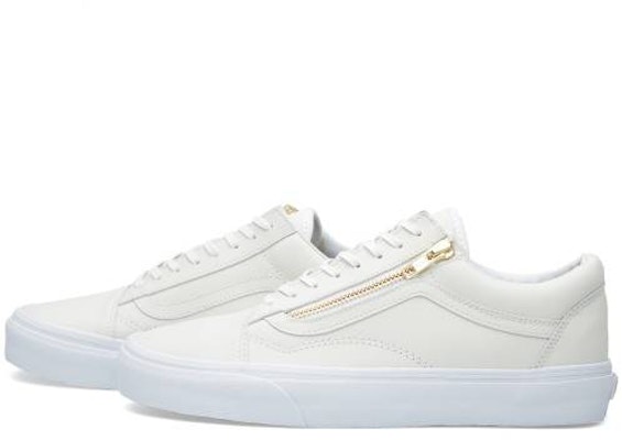 Vans Old Skool Zip 'White' VN00018GI1L Order Vans Old Skool Zip 'White' VN00018GI1L
