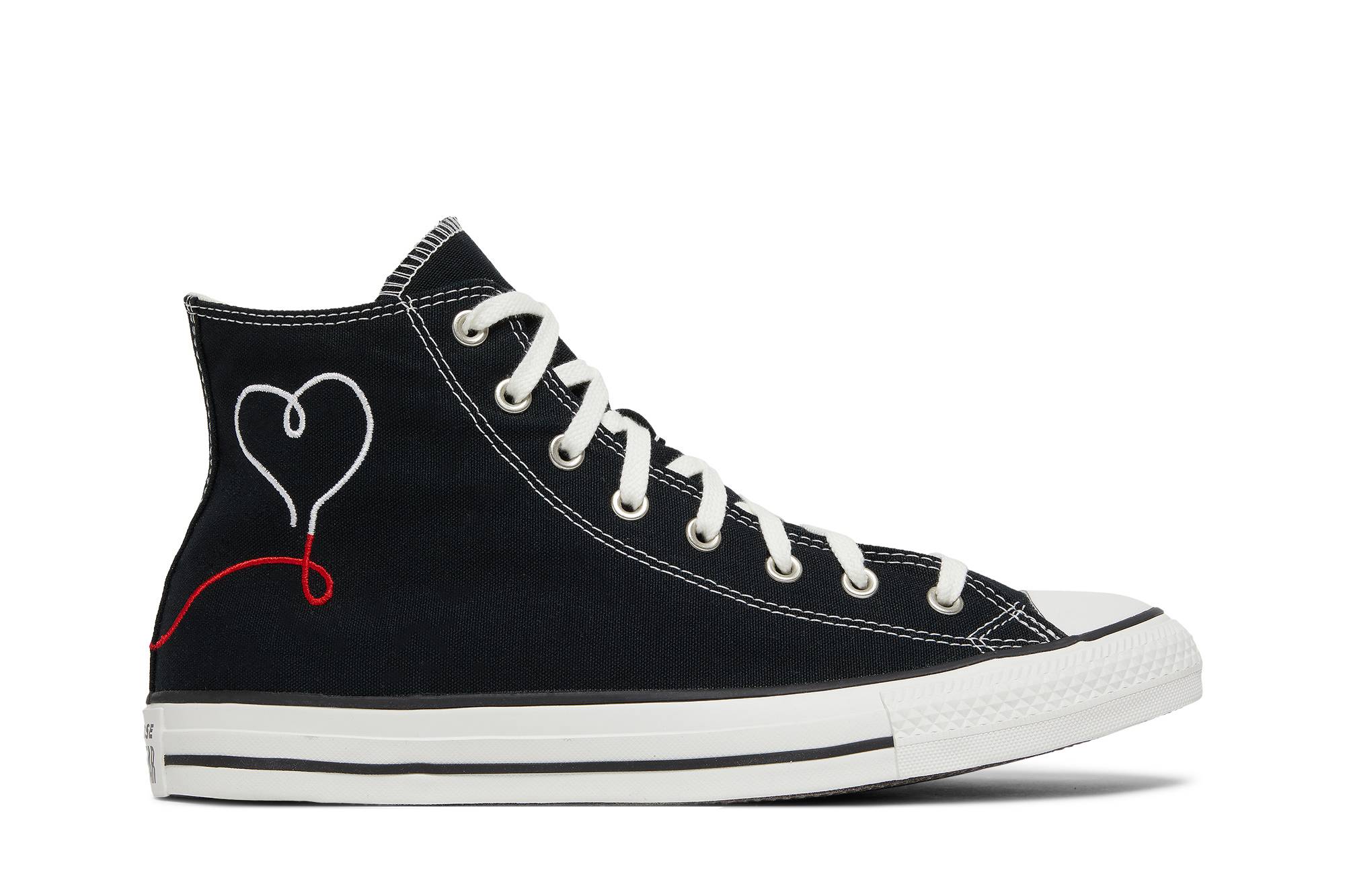 Buy 匡威Chuck Taylor全明星高帮'爱心系列-黑色' 171158F