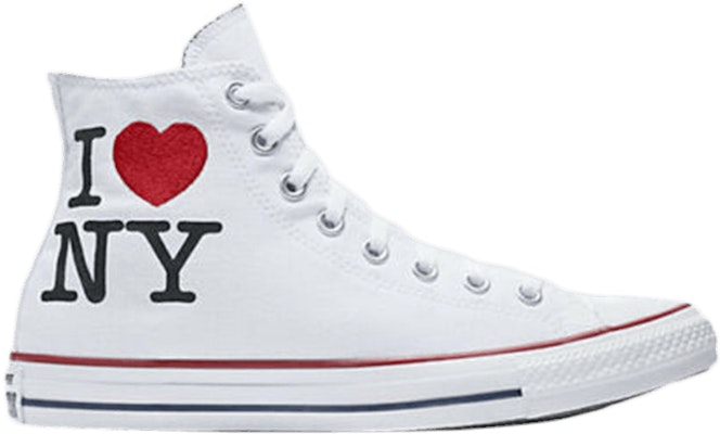 Converse Chuck Taylor All Star Hi I Love NY 161184F 161184F