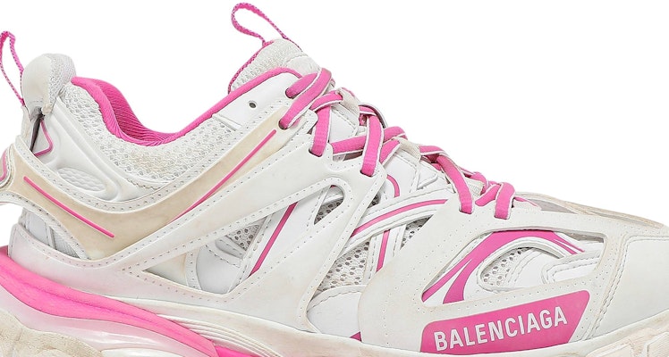 (W) Balenciaga Track Sneaker 'Putih Fluo Merah Jambu' 542436-W1GC3-9055 Order (W) Balenciaga Track Sneaker 'Putih Fluo Merah Jambu' 542436-W1GC3-9055