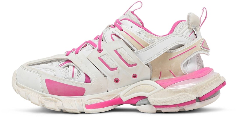 (W) Balenciaga Track Sneaker 'Putih Fluo Merah Jambu' 542436-W1GC3-9055 Lookbook (W) Balenciaga Track Sneaker 'Putih Fluo Merah Jambu' 542436-W1GC3-9055