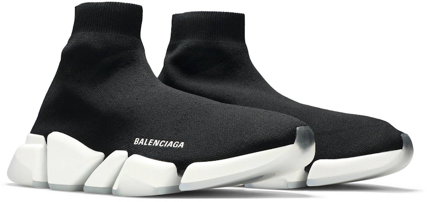 バレンシアガ スピード2.0 スニーカー 黒白 654020-W2DI2-1091 Cheap バレンシアガ スピード2.0 スニーカー 黒白 654020-W2DI2-1091