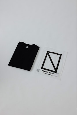 Novelship Oversized S/S T-Shirt 'Black' Sizing Novelship Oversized S/S T-Shirt 'Black'