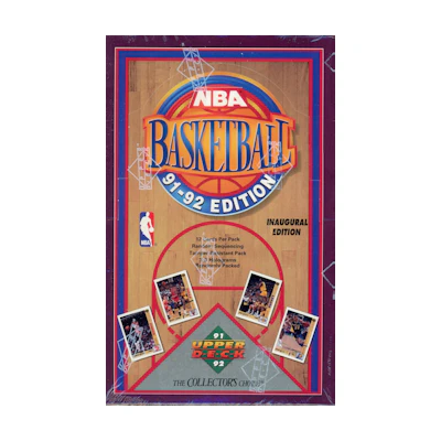 1991-92 Upper Deck Inaugural Edition Basketball Box