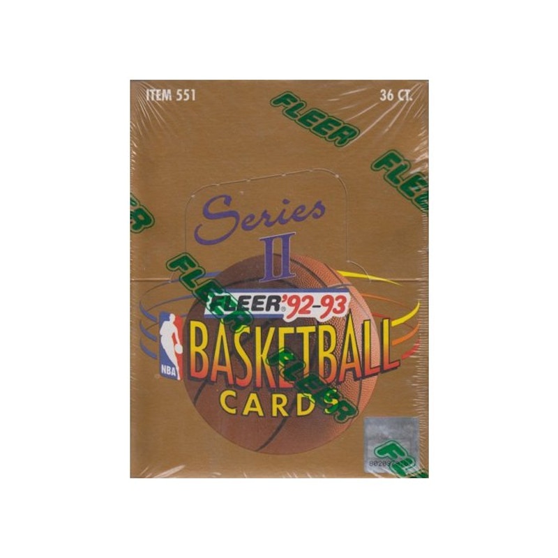 1992-93 Fleer Series 2 Basketball Box