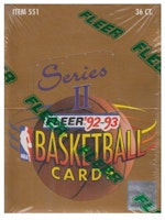 1992-93 Fleer Series 2 Basketball Box 1992-93 Fleer Series 2 Basketball Box