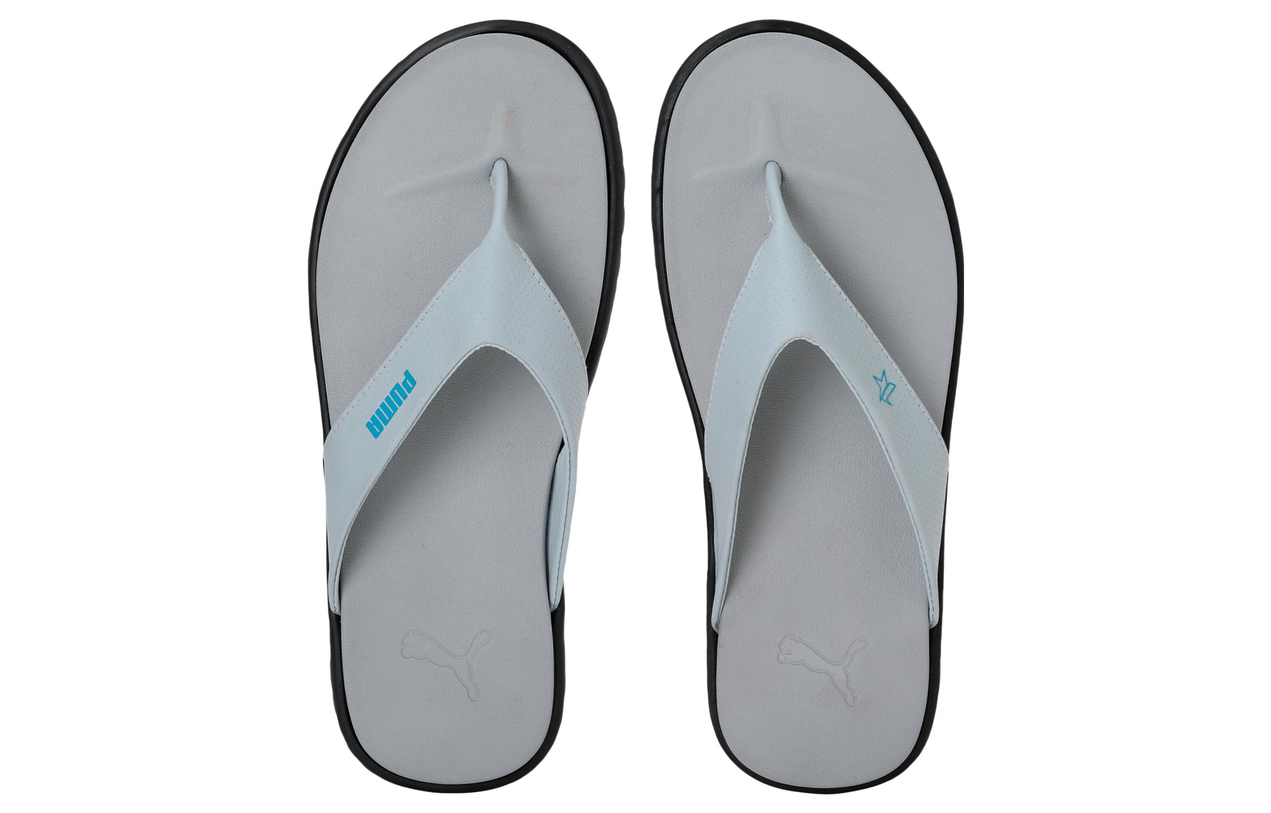 Puma 1DER Chandler Sports Slippers Unisex Black Gray Blue 圖 3