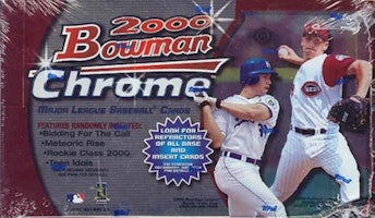 2000 Bowman Chrome Baseball Hobby Box 2000 Bowman Chrome Baseball Hobby Box