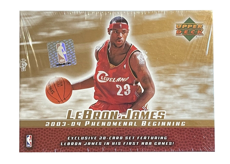 2003-04 Upper Deck Phenomenal Beginning LeBron James Basketball Box Set