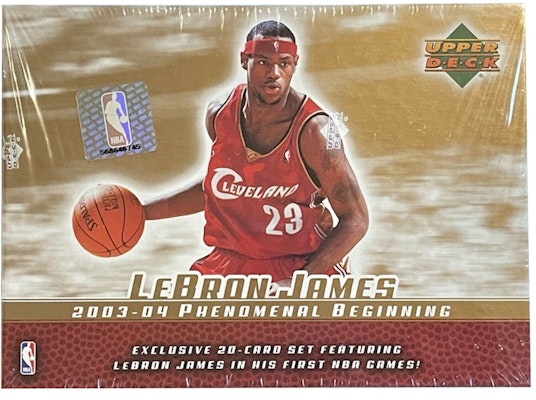 2003-04 Upper Deck Phenomenal Beginning LeBron James Basketball Box Set Buy 2003-04 Upper Deck Phenomenal Beginning LeBron James Basketball Box Set