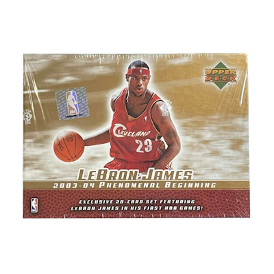 2003-04 Upper Deck Phenomenal Beginning LeBron James Basketball Box Set