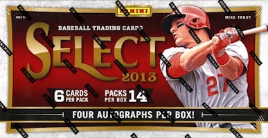 2013 Panini Select Baseball Hobby Box 2013 Panini Select Baseball Hobby Box