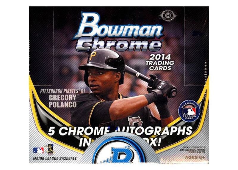 2014 Bowman Chrome Baseball HTA Jumbo Box