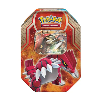 2015 Poké TCG Legends of Hoenn Tin Groudon EX