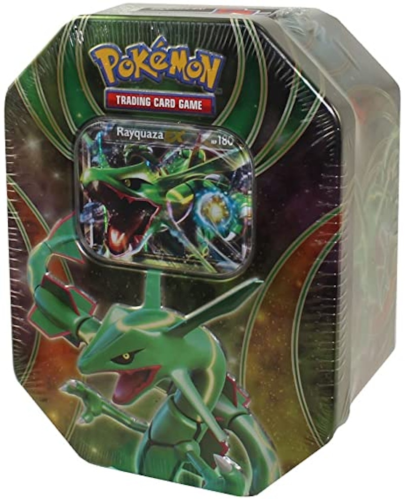 Buy 2015 Pokemon TCG Tin Kekuatan Beyond Rayquaza EX