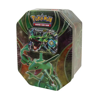 2015 Poké TCG Powers Beyond Tin Rayquaza EX