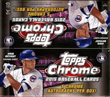 2015 Topps Chrome Baseball Jumbo Box 2015 Topps Chrome Baseball Jumbo Box