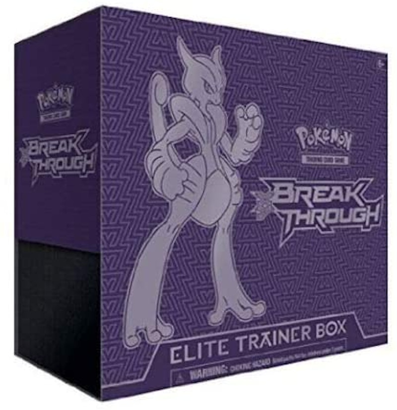2016 Pokemon TCG XY BREAKthrough Elite Trainer Box Mewtwo X
