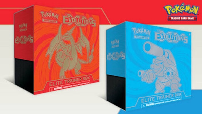 2016 Pokemon TCG XY Evolutions Elite Trainer Box Charizard and Blastoise Lot Buy 2016 Pokemon TCG XY Evolutions Elite Trainer Box Charizard and Blastoise Lot