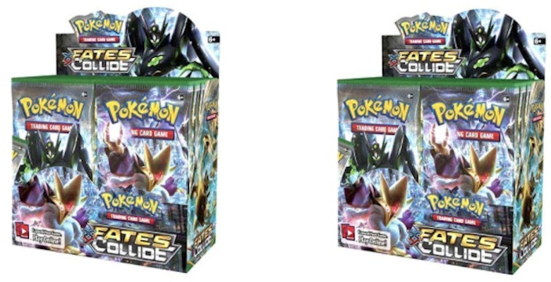 2016 Pokemon XY Fates Collide Kotak Booster 2X Lot Buy 2016 Pokemon XY Fates Collide Kotak Booster 2X Lot