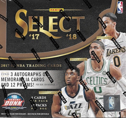 2017-18 Panini Select Basketball Hobby Box Buy 2017-18 Panini Select Basketball Hobby Box