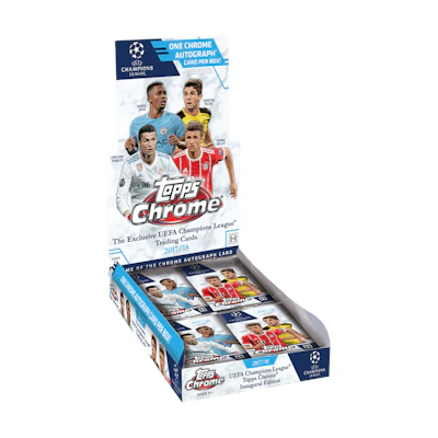 2017-18 Topps Chrome UEFA Champions League Soccer Hobby Box