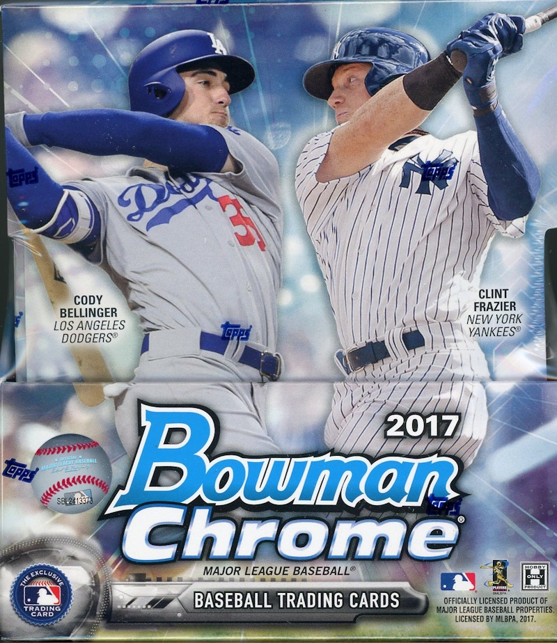 2017 Bowman Chrome Baseball Hobby Box