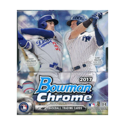 2017 Bowman Chrome Baseball Hobby Box