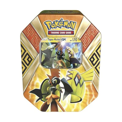2017 Poké TCG Island Guardians Tin Tapu Koko GX