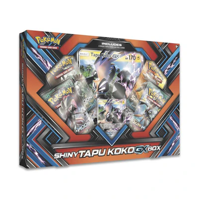 2017 Poké TCG Shiny Tapu Koko GX Box