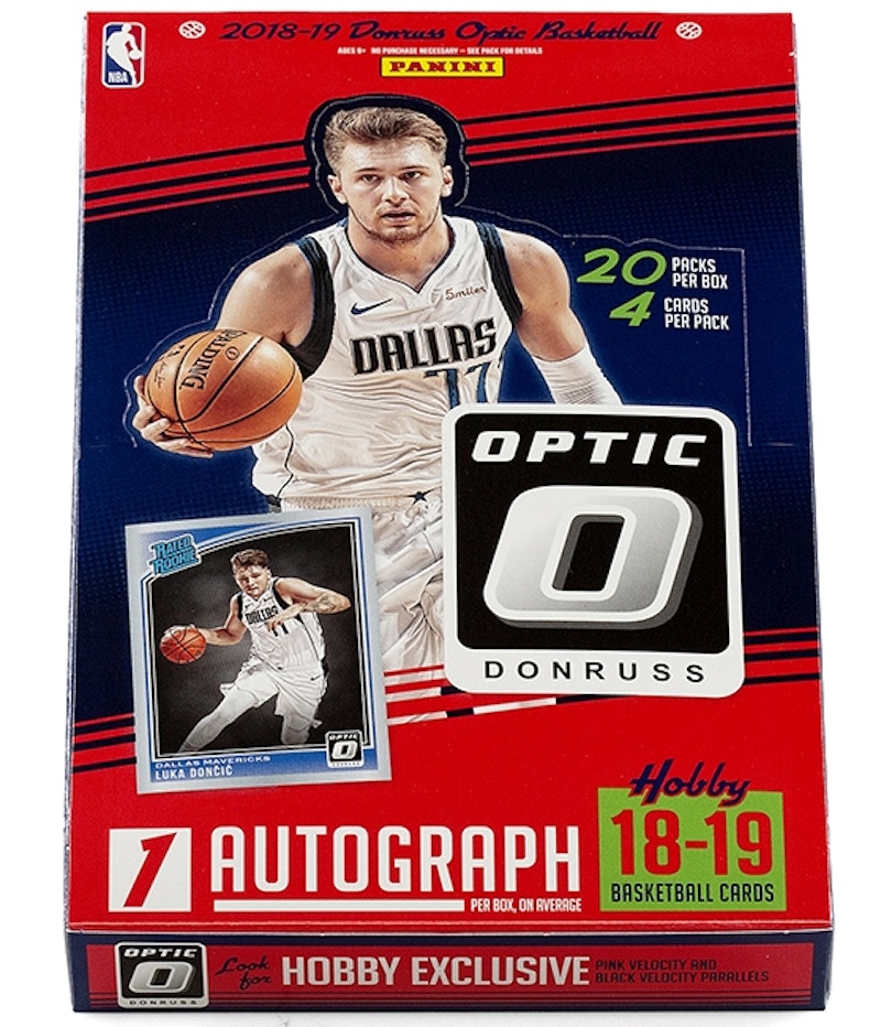 Buy 2018-19 Panini Donruss Optic 籃球收藏盒