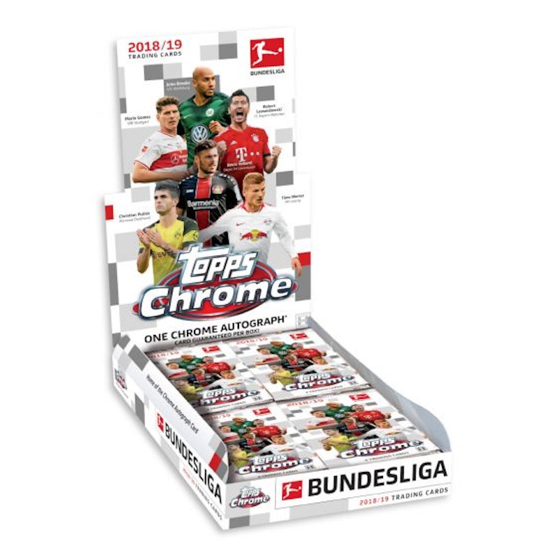 2018-19 Topps Chrome Bundesliga Soccer Hobby Box
