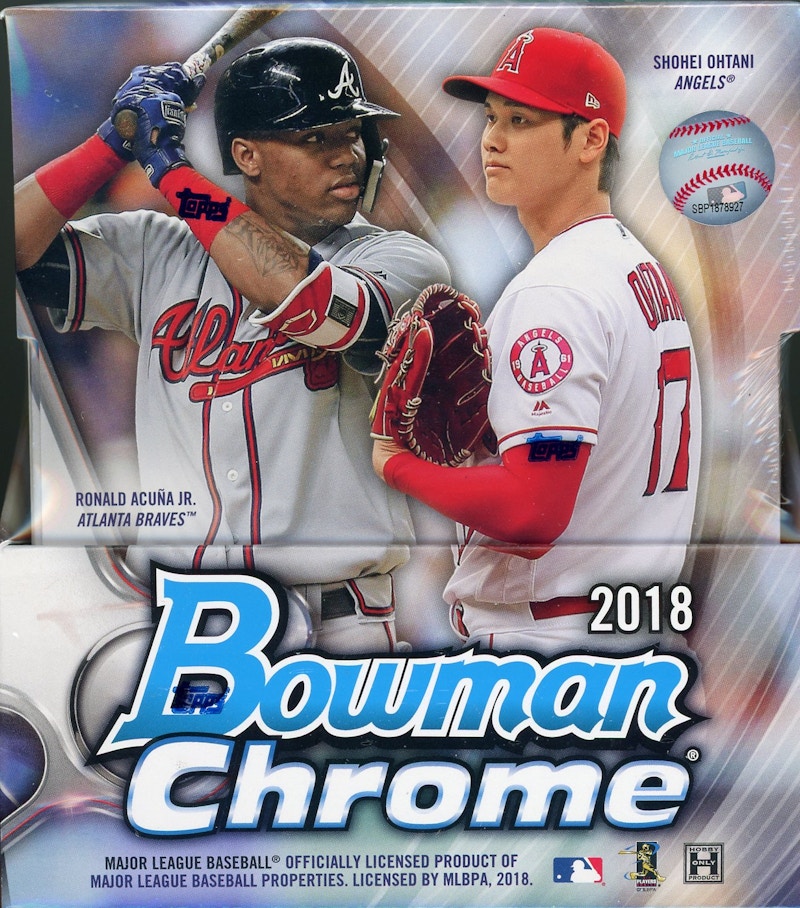 2018 Bowman Chrome Baseball Hobby Box