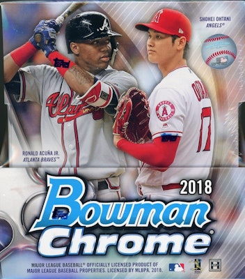 2018 Bowman Chrome Baseball Hobby Box Buy 2018 Bowman Chrome Baseball Hobby Box