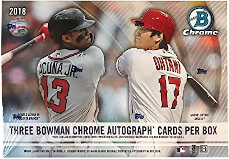 Buy 2018 博曼铬棒球HTA精选盒